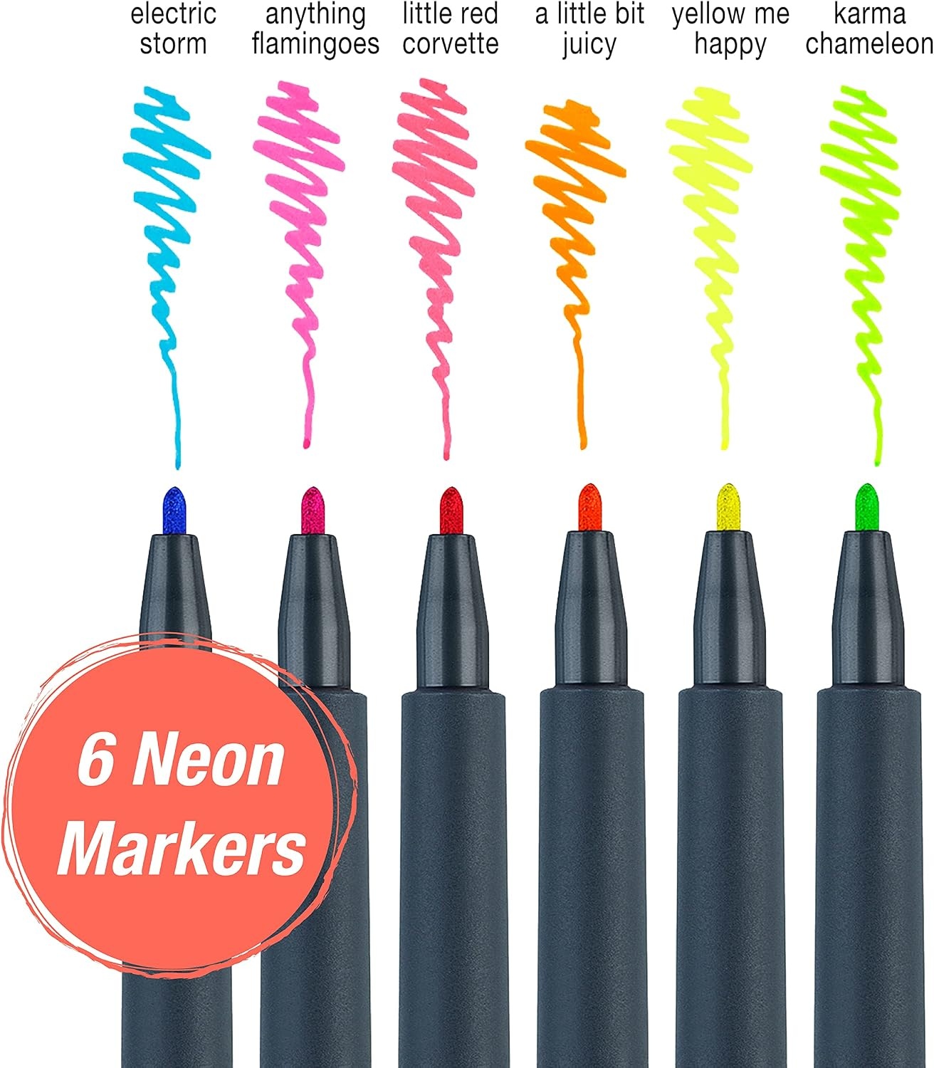 image:imageFaberCastell Metallic Marker Blistercard  Full Range of 6 Colours FC160706AZNeon