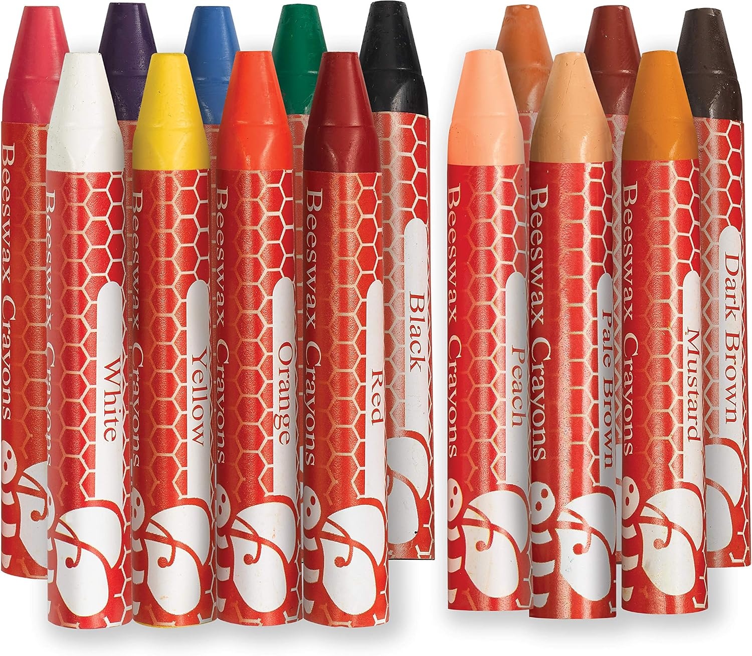 image:imageFaberCastell World Colors Beeswax Crayons  12 Blendable Skin Tone Colors  ScreenFree Coloring that Builds Color Skills  EasyGrip NonToxic for Preschoolers Ages 3