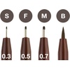 image:imageFaber Castell FC167137 Wallet Pitt Pen Nibs Art Set Assorted4 Count Pack of 1