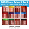 image:imageFaberCastell  Oil Pastels School Pack  Premium Art Supplies For Kids 24 Each of 12 Colors 288 Count