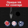 image:imageFaberCastell 285598  ShakeampPaint Black Edition acrylic marker black acrylic pen marker with 2 round tips 3mm and 1mmBlack