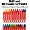 image:imageFaberCastell Beeswax Crayons in Durable Storage Case NonToxic Jumbo Triangle Crayons for Toddlers TravelFriendly Toddler Art Supplies for Kids Ages 3 24 Count