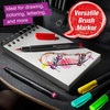 image:imageFaberCastell Black Edition Soft Brush Pens 50 Felt Tip Markers1 Count Pack of 10