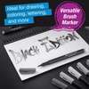 image:imageFaberCastell Black Edition Super Soft Brush Pens Gray Tones
