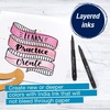 image:imageFaberCastell Black Modern Lettering Pitt Artist Pen Set 4 CountBlack Lettering