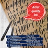 image:imageFaberCastell Black Modern Lettering Pitt Artist Pen Set 4 CountBlack Lettering