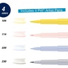 image:imageFaberCastell Black Modern Lettering Pitt Artist Pen Set 4 CountPastels