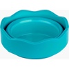 image:imageFaberCastell Clic amp Go Portable Paint Water Cup with Brush Holder Turquoise  Collapsible Paint Brush Cleaner Rinse Cup Travel Friendly Painting Accessories1 Count Pack of 1