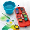 image:imageFaberCastell Clic amp Go Portable Paint Water Cup with Brush Holder Turquoise  Collapsible Paint Brush Cleaner Rinse Cup Travel Friendly Painting Accessories1 Count Pack of 1