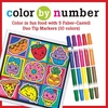 image:imageFaberCastell Color by Number Foil Fun  TRex  1 Dinosaur Color by Number BoardFoodie Friends