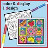 image:imageFaberCastell Color by Number Foil Fun  TRex  1 Dinosaur Color by Number BoardFoodie Friends
