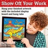 image:imageFaberCastell Color by Number Foil Fun  TRex  1 Dinosaur Color by Number BoardTRex