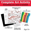image:imageFaberCastell Color by Number Foil Fun  TRex  1 Dinosaur Color by Number BoardTRex