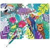 image:imageFaberCastell Coloring by Number Coloring Puzzle Camping Set  Color Build amp Reveal a GlowinTheDark Puzzle Scene  Relaxing ScreenFree Creative Activity for Kids Ages 6Jungle