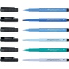 image:imageFaberCastell F167116 Pitt Artist Pen Wallet of 6 with Assorted Tips  Black1 Count Pack of 6