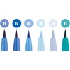 image:imageFaberCastell F167116 Pitt Artist Pen Wallet of 6 with Assorted Tips  Black1 Count Pack of 6