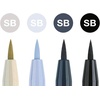 image:imageFaberCastell F167116 Pitt Artist Pen Wallet of 6 with Assorted Tips  Black4 Count Pack of 1