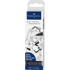image:imageFaberCastell F167116 Pitt Artist Pen Wallet of 6 with Assorted Tips  Black4 Count Pack of 1