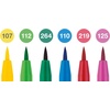 image:imageFaberCastell F167116 Pitt Artist Pen Wallet of 6 with Assorted Tips  Black6 Count Pack of 1