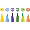 image:imageFaberCastell F167116 Pitt Artist Pen Wallet of 6 with Assorted Tips  Black6 Count Pack of 1