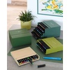 image:imageFaberCastell F167116 Pitt Artist Pen Wallet of 6 with Assorted Tips  Black60 Count Pack of 1