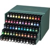 image:imageFaberCastell F167116 Pitt Artist Pen Wallet of 6 with Assorted Tips  Black60 Count Pack of 1