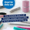 image:imageFaberCastell Grip Trio Pencil Sharpener SilverRose Shadows