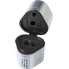 image:imageFaberCastell Grip Trio Pencil Sharpener SilverSilver