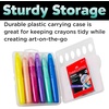 image:imageFaberCastell Neon Gel Crayons 6 Jumbo Drawing Sticks in a Durable Storage Case Toddler Art Supplies for Coloring Twistable Crayons for Kids Drawing Supplies Ages 36 Metallic Colors
