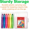 image:imageFaberCastell Neon Gel Crayons 6 Jumbo Drawing Sticks in a Durable Storage Case Toddler Art Supplies for Coloring Twistable Crayons for Kids Drawing Supplies Ages 36 Neon Colors