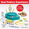 image:imageFaberCastell Neon Glow Pottery Studio Create Your Own Pottery Designs with USBPowered Pottery Wheel Air Dry Clay Neon amp Glow in The Dark Paints Tools amp 50 Craft Supplies for Kids Ages 8Starter Pottery Wheel