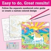 image:imageFaberCastell Paint by Number Foil Fun Unicorn Paint Kit Ages 7Mermaids