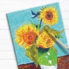 image:imageFaberCastell Paint by Number Museum Series  Vincent Van Gogh The Starry Night  Paint by Numbers for Adult Beginners amp Young Artists Packaging May VarySunflowers