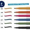 image:imageFaberCastell Pitt Artist Calligraphy Pens  6 India Ink Pens 25 mm Chisel Tip  Multicolor Calligraphy Pen Set for Lettering Journaling Creative Writing amp Hand Lettering Designs