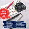 image:imageFaberCastell Pitt Artist Calligraphy Pens  6 India Ink Pens 25 mm Chisel Tip  Multicolor Calligraphy Pen Set for Lettering Journaling Creative Writing amp Hand Lettering Designs