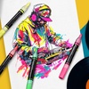 image:imageFaberCastell Shake amp Paint Markers Metallic  6 Count Dual Tip Acrylic Paint Pens Markers Permanent for Clothes Paint Markers for Wood and Art SuppliesNeon
