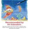 image:imageFaberCastell Watercolor Crayons with Brush 15 Colors  Premium Quality Art Supplies for Kids