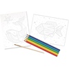image:imageFaberCastell Watercolor Paint Set  12 Washable Watercolor Paints amp Paintbrush  Kids Art Supplies for Painting Mixing Colors School Projects amp Creative Expression Ages 3Watercolor Pencil Resist Kit
