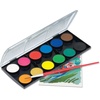 image:imageFaberCastell Watercolor Paint Set  12 Washable Watercolor Paints amp Paintbrush  Kids Art Supplies for Painting Mixing Colors School Projects amp Creative Expression Ages 3Watercolor Paint Set