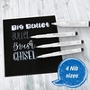 image:imageFaberCastell White Pitt Artist Pen Set  4 Opaque White India Ink Artist Markers  Lettering and Illustration Marker Set4 Assorted Markers White
