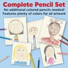 image:imageFaberCastell World Colors How to Draw Faces Kit  Learn to Draw Portraits for Beginners  40 Piece Skin Tone Coloring Pencils and Paper Art Set15 Count  Sharpener