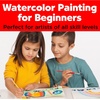 image:imageFaberCastell Young Artist Learn to Watercolor  Watercolor Paint Set for Kids Ages 5 Kidfriendly and Washable Watercolor Paint Packaging May Vary