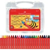 image:imageFaberCastell Beeswax Crayons in Durable Storage Case NonToxic Jumbo Triangle Crayons for Toddlers TravelFriendly Toddler Art Supplies for Kids Ages 3 24 Count