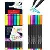 image:imageFaberCastell Black Edition Super Soft Brush Pens Neon Colors Set