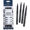 image:imageFaberCastell Black Modern Lettering Pitt Artist Pen Set 4 CountBlack Lettering