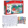 image:imageFaberCastell Coloring by Number Coloring Puzzle Camping Set  Color Build amp Reveal a GlowinTheDark Puzzle Scene  Relaxing ScreenFree Creative Activity for Kids Ages 6Camping