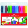 image:imageFaberCastell DuoTip Washable Markers  12 Markers 24 Colors  Great for Summer Supplies Ages 412 Jumbo Markers