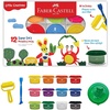 image:imageFaberCastell Little Creatives Jumbo Squeezing Paint Brushes 6 Colors Paint Sticks for Kids Washable Toddler Art Supplies Non Toxic Paint and Brush in One Kids Crafts Age 3 to 5Modeling Dough 12 Count