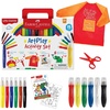 image:imageFaberCastell Little Creatives Jumbo Squeezing Paint Brushes 6 Colors Paint Sticks for Kids Washable Toddler Art Supplies Non Toxic Paint and Brush in One Kids Crafts Age 3 to 5Art Play Set 15 Count