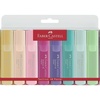 image:imageFaberCastell Pastel Highlighters Set  8 Chisel Tip Highlighter Pens in Assorted Pastel Colors